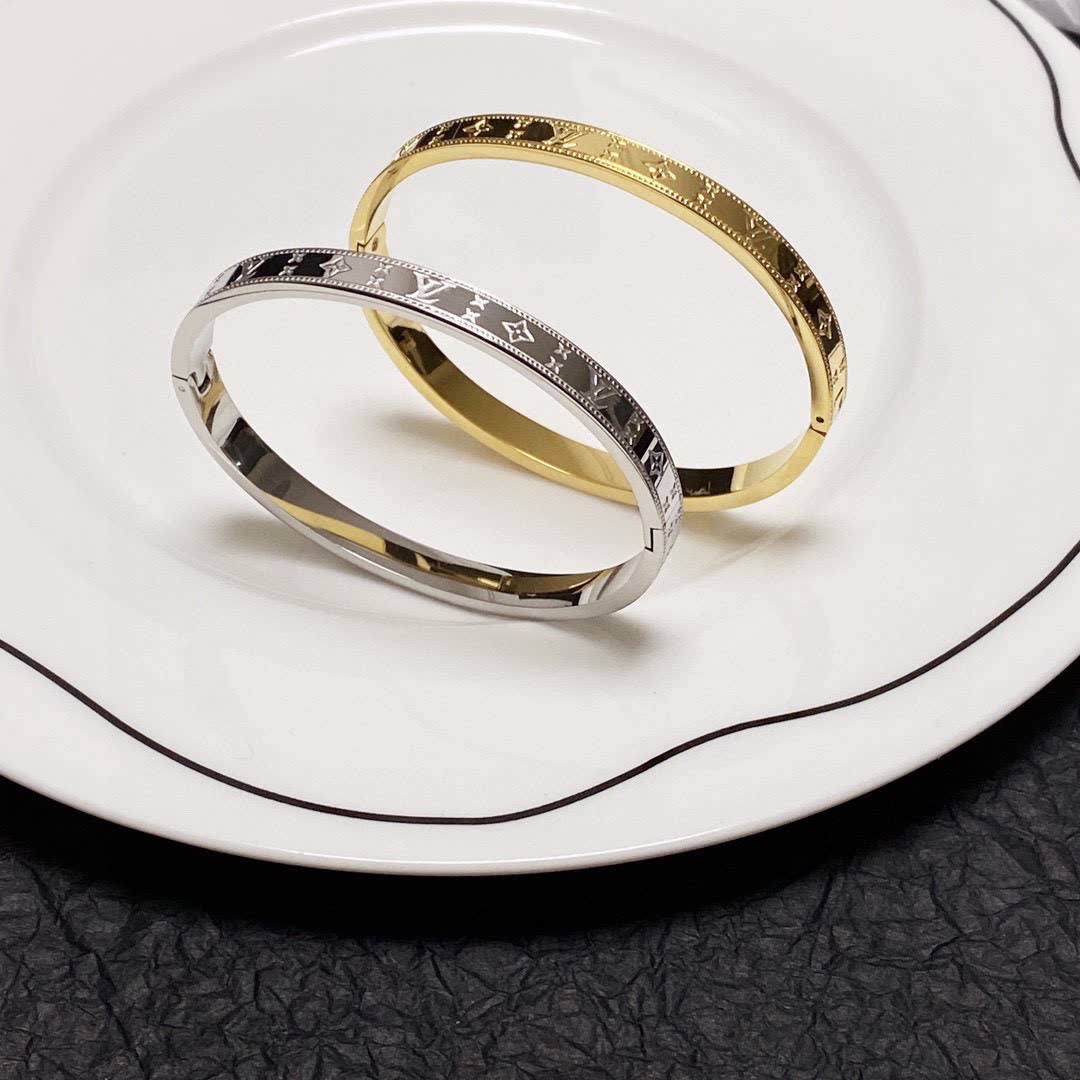Louis Vuitton Monogram Star Bangle Bracelet